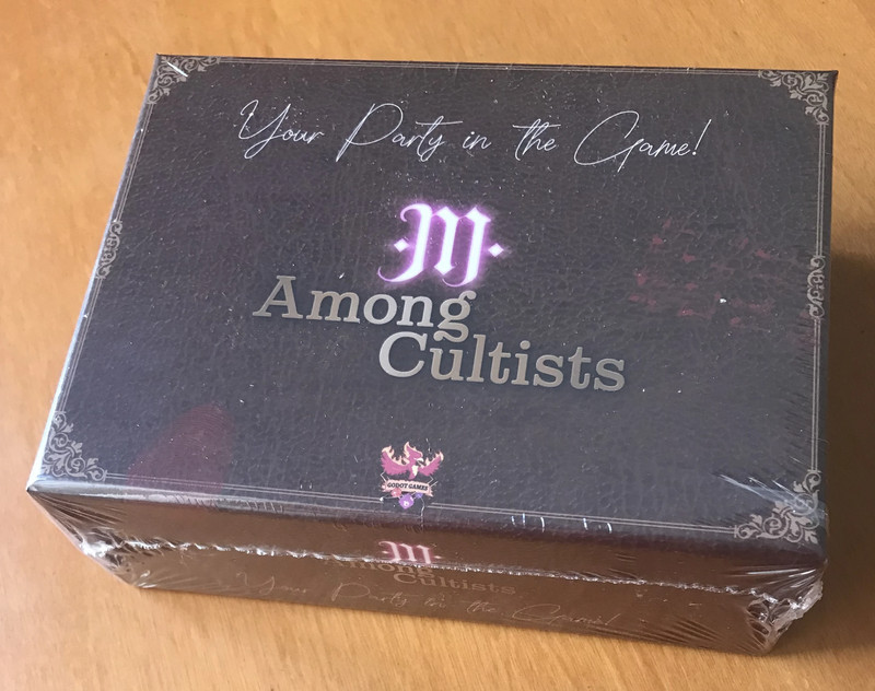 Among Cultists Your Party in the Game - Expansion in En, Fr, Sp, De - Kickstarter KS - New Nuovo 1