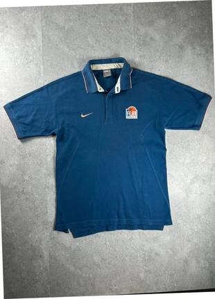 Polo Vintage Nike Basketball FFBB | Bleu / Marine | Taille M, brand: Nike, condizioni: Ottime, taglia: M, €12.00, €13.30 include la Protezione acquisti Pro