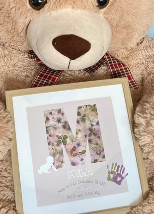 Cadre de naissance personnalisé, brand: Fait Main, condition: New with tags, €26.50, €28.53 includes Buyer Protection