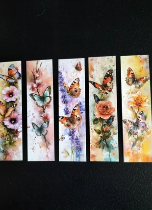 🌈 Lot de 5 marque page imprimé papillon🌈, marque: Fashion, état: Très bon état, 3,00 €, 3,85 € Protection acheteurs incluse