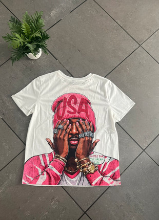 T-shirt vintage - Y2K graphic Tee motif rose, état: Neuf sans étiquette, taille: M, 17,90 €, 19,50 € Protection acheteurs incluse