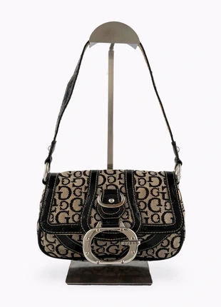 Vintage Guess Brown Monogram Shoulder Bag | Sac Guess 2000s Y2k, merk: GUESS, staat: Heel goed, € 89,99, € 95,19 inclusief Kopersbescherming Pro