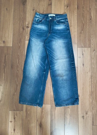 Pantalon en Jean Bershka Ultra Baggy (taille US 30 / EU 38), marca: Bershka, estado: Muito bom, tamanho: PT 40 | W30, €15.00, €16.45 inclui Proteção do Comprador