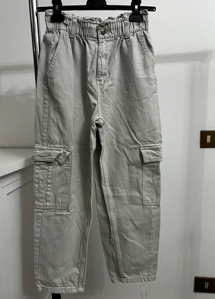 Pantalone bianco con tasconi, brand: Kiabi, condizioni: Buone, taglia: S / IT 40 / EU 36, €4.00, €4.90 include la Protezione acquisti