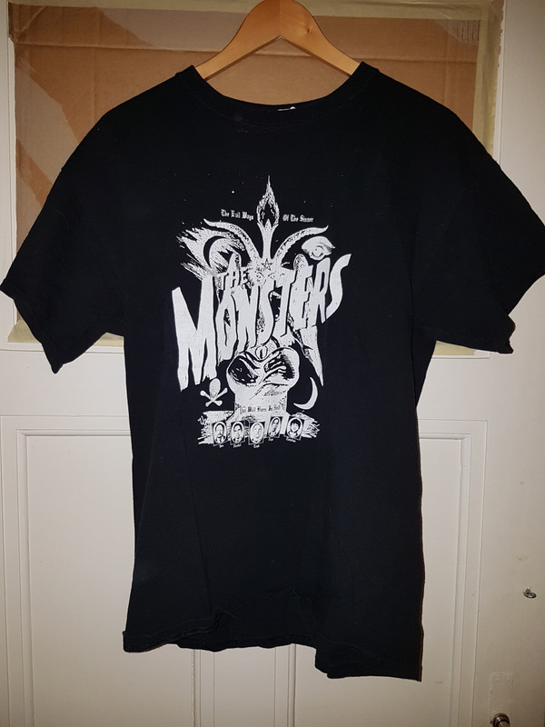 T-shirt noir Monsters