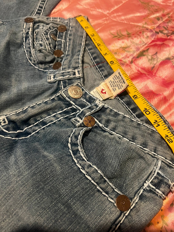 True religion Light Blue stitch size 27 bootcut 5