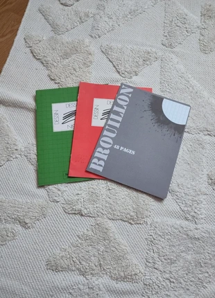 Lot de 3 cahiers, brand: Auchan, condition: New without tags, €1.00, €1.75 includes Buyer Protection