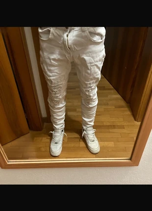 👖 Jeans americani vintage in denim bianchi, marke: Denim, zustand: Sehr gut, größe: W23 | DE 38, 30,00 €, 32,20 € inklusive Vinted-Käuferschutz