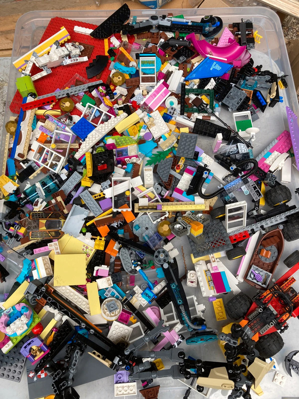 Lego vrac de centaines de pièces variées