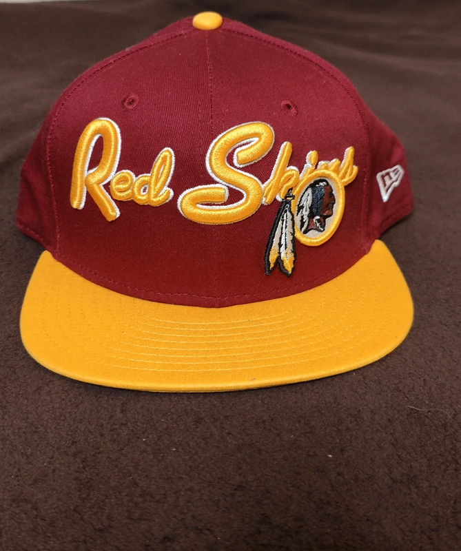 Washington Redskins Yellow New Era Adjustable Hat