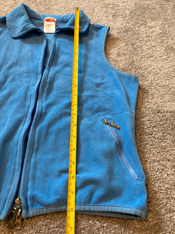 Danskin fleece vest light blue S 4/6 5