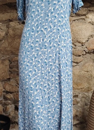 🔴Robe longue bleu clair à fleurs MNG, brand: MNG, condition: Very good, size: M / 38 / 10, €6.50, €7.53 includes Buyer Protection Pro
