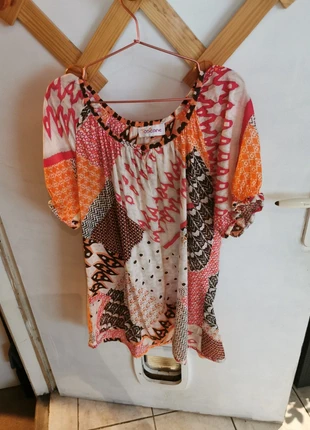 Blouse multicolor , marke: Toscane, zustand: Sehr gut, größe: XXXL / 46 / 18, 6,50 €, 7,53 € inklusive Vinted-Käuferschutz