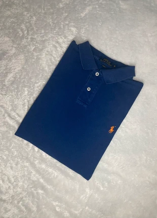Polo Ralph Lauren Bleu Logo brodé Orange - Taille XL Slim Fit, marque: Ralph Lauren, état: Très bon état, taille: XL, 25,00 €, 26,95 € Protection acheteurs incluse