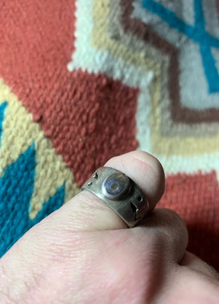 Bague navajo vintage nacre argent sterling ancienne southwest western, brand: Navajo, condition: New without tags, size: 16.9 mm Ø, €69.00, €73.15 includes Buyer Protection Pro