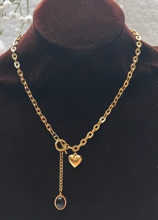 Collier acier inoxydable femme coeur doré – chic & tendance, marque: Boutique Île de Beauté, état: Neuf sans étiquette, 3,95 €, 4,85 € Protection acheteurs (Pro) incluse