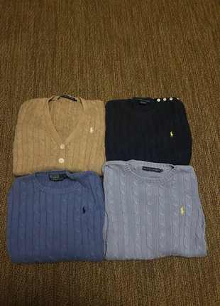 Lot de 3 pull à col rond + 1 cardigan Torsadé Ralph Lauren Taille S, marque: Ralph Lauren, état: Très bon état, taille: S, 140,00 €, 147,70 € Protection acheteurs incluse