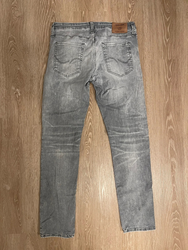 Hose Herren Jeanshose Röhrenjeans Jack & Jones Grau 2