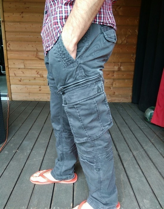 Pantalon cargo gris Celio 3