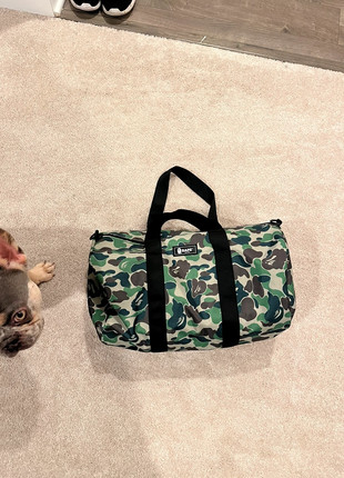 A Bathing Ape Big Duffle Bag 2020 SPRING Collection CAMO BAPE Boston BAG  ONLY