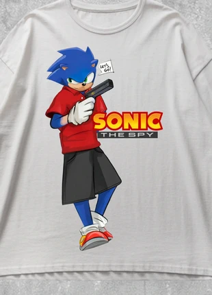 unisex Tee-shirt longues manches taille L Sonic The Spy, marca: Sonic the Hedgehog, estado: Nuevo sin etiquetas, tamaño: L, 35,00 €, 37,45 € Protección al comprador incluida