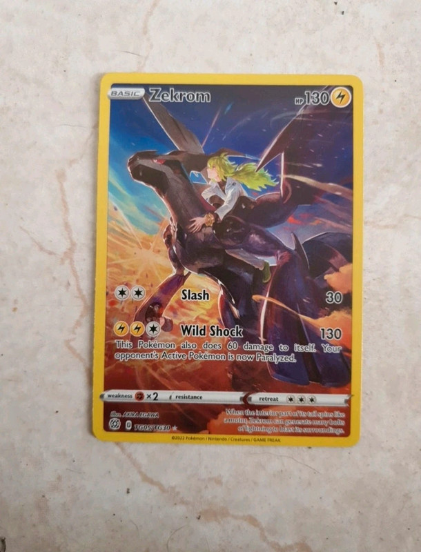 Carta Pokémon Zekrom EX (IT) - Vinted