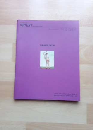 Catalogue de vente aux enchères Francis Briest Roland Topor, condition: Very good, €2.00, €2.80 includes Buyer Protection