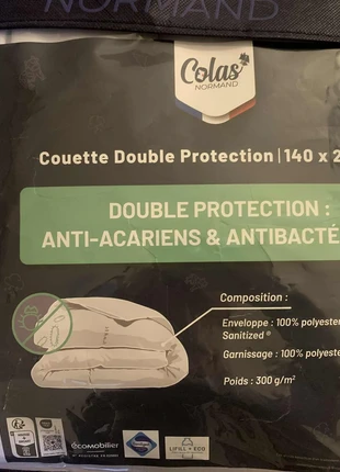 Couette 140X200 15€ colas Normand, merk: Colas Normandie, staat: Nieuw zonder prijskaartje, maat: Overige, € 15,00, € 16,45 inclusief Kopersbescherming