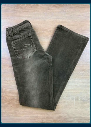 Pantalon velours lisse femme | Taille M | Bootcut - Taille mi-basse | Gris |#65, brand: Vintage Dressing, condition: Very good, size: M / 38 / 10, €9.00, €10.15 includes Buyer Protection