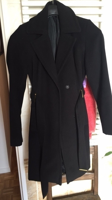 Manteau noir long 2