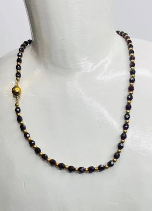 Collier vintage perle à facette en verre grenat, marca: bijoux Vintage, estado: Muy bueno, 35,00 €, 37,45 € Protección al comprador incluida