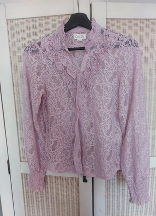 Chemise / blouse rose romantique, brand: Cotton Club, condition: New without tags, size: S / 36 / 8, €4.00, €4.90 includes Buyer Protection