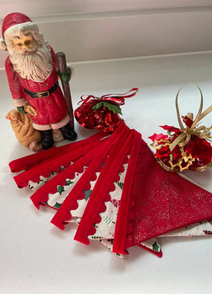 Christmas Bunting-handmade, condition: New without tags, £5.00, £5.95 includes Buyer Protection