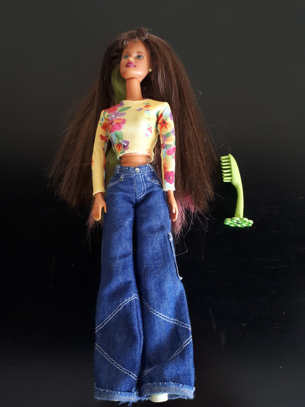 Barbie mechas colores (años 90)