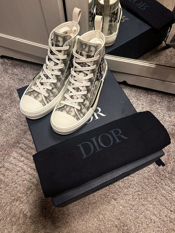 Christian Dior B23 high top trainers size 5 38 RRP 890 Vinted
