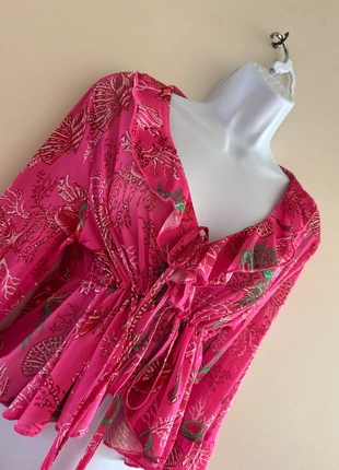 Blouse transparente, merk: Shein, staat: Heel goed, maat: L / 40 / 12, € 7,00, € 8,05 inclusief Kopersbescherming