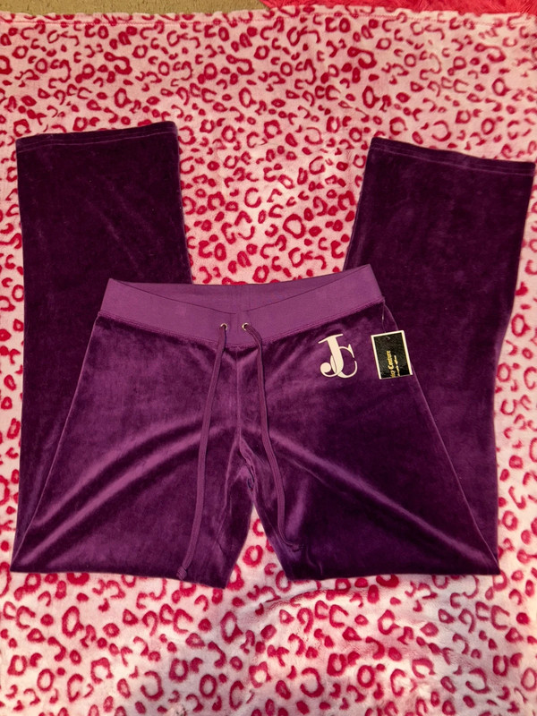 Purple vintage juicy couture velour flared tracksuit pants Vinted