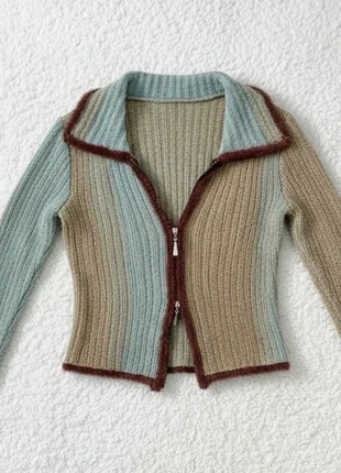Cardigan Tricoté Patchwork Dazy - Bloc de Couleurs Tendance, marke: Vintage Dressing, zustand: Sehr gut, größe: M / 38 / 10, 52,99 €, 56,34 € inklusive Vinted-Käuferschutz
