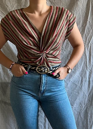 Top court effet croisé sur le devant - Taille 36/38 - ZARA, marque: Zara, état: Très bon état, taille: S / 36 / 8, 6,00 €, 7,00 € Protection acheteurs incluse