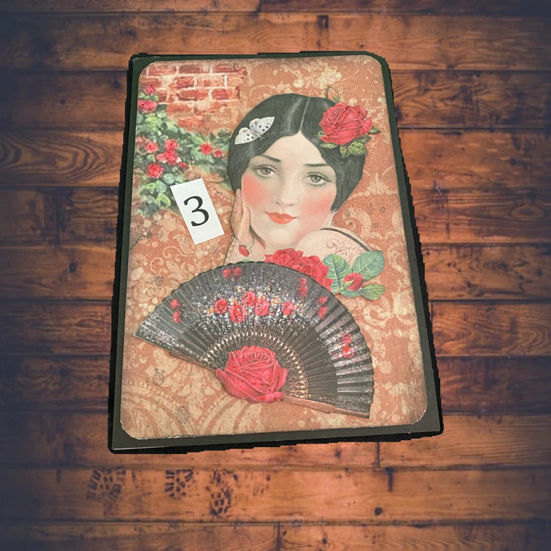 carte flamenco "fait main " 4