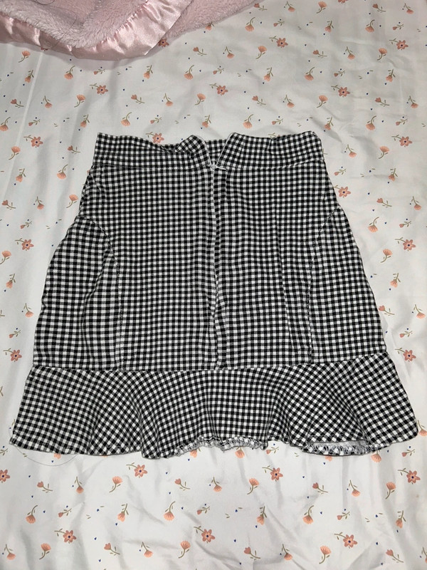 Gingham mini skirt 2