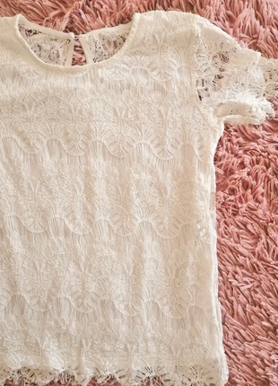 Blusa Renda branca , marca: Local, estado: Bom, tamanho: S / 36 / 8, €2.00, €2.80 inclui Proteção do Comprador