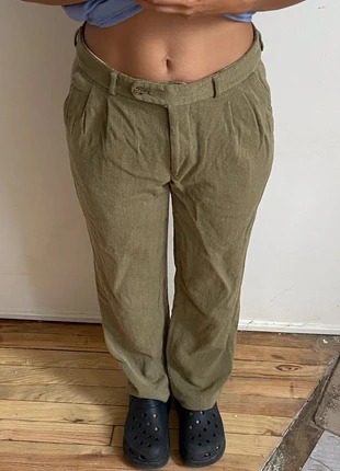 vintage wool beige chinos-pants, marca: Vintage, estado: Muy bueno, tamaño: M, 15,00 €, 16,45 € Protección al comprador incluida