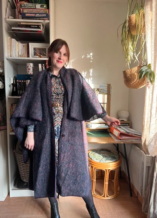 Manteau cape couture vintage en laine | wijnoogst | abrigo | cappotto | coat | wool | jas , marque: Vintage, état: Très bon état, taille: L / 40 / 12, 89,00 €, 94,15 € Protection acheteurs incluse