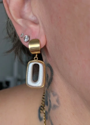 Boucles d'oreilles en acier inoxydable, brand: Tendance, condition: Very good, €10.00, €11.20 includes Buyer Protection