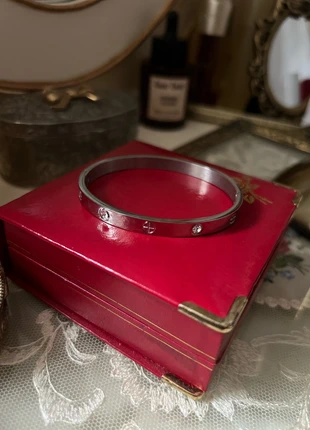 silver love bangle with diamonds, brand: Love, condition: New without tags, £11.00, £12.25 includes Buyer Protection