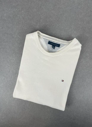 Pull Tommy Hilfiger homme crème logo brode taille M, marca: Tommy Hilfiger, estado: Bom, tamanho: M, €9.00, €10.15 inclui Proteção do Comprador Pro