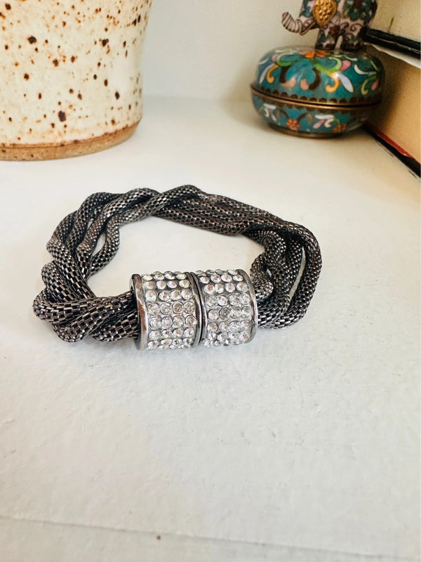 Black and silver bracelet 1