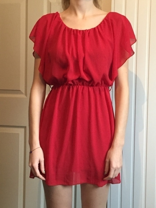 Mini robe rouge 1