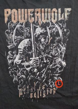 T-shirt Powerwolf, condition: Good, size: L, €13.00, €14.35 includes Buyer Protection Pro